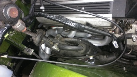 Toyato Landcruiser FJ 45 With Power Steering Headers Fitted                      